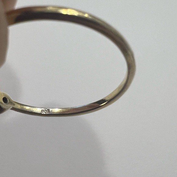 Leah Alexandra Gold Plated Sterling Silver Moonstone Ring in Size 9 - Picture 7 of 7